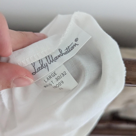 ‼️ SOLD Vintage Lady Manhattan White Lace Tiered Midi Skirt - Picture 6 of 7